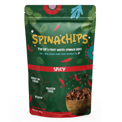 Spinachips Spicy Front